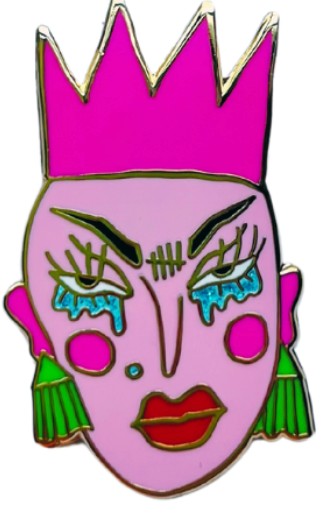 POS Face Pin
