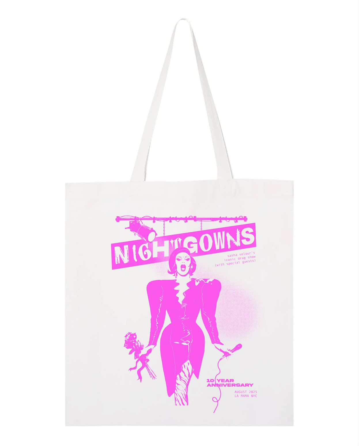 Nightgowns 10 Year Anniversary Tote